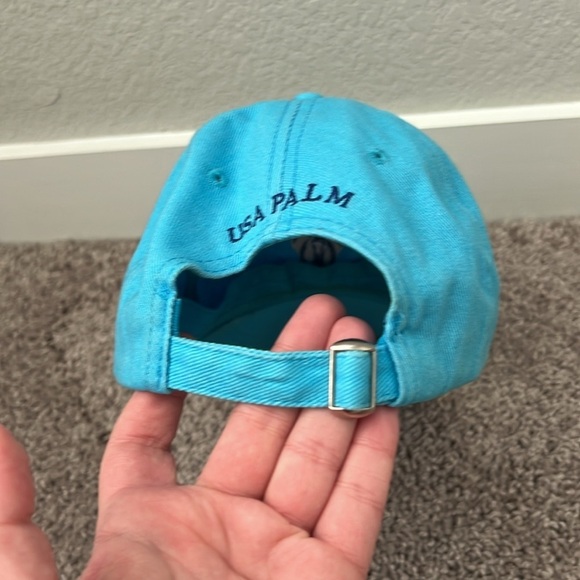 USA PALM Bright Blue Dad Hat - Picture 3 of 5